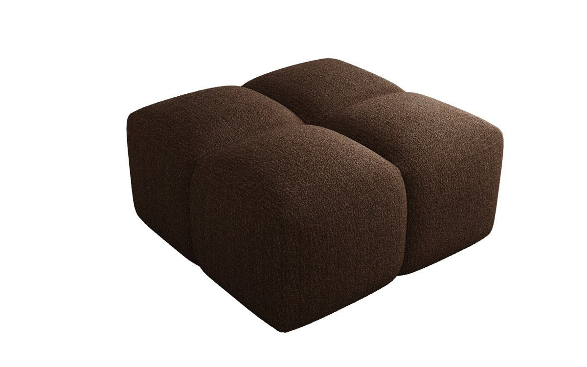 Beistellhocker Celly en Bouclé