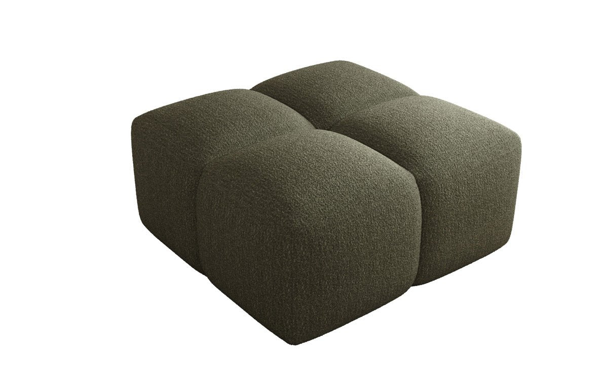Beistellhocker Celly en Bouclé