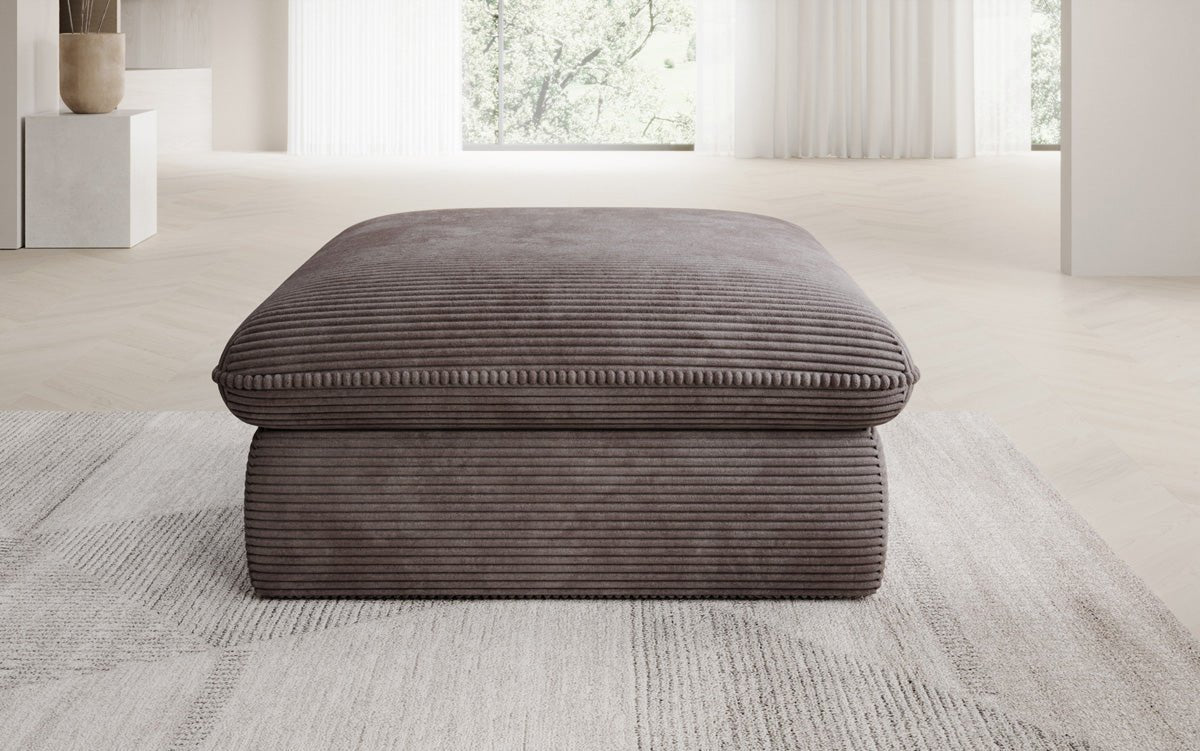 Tabouret d'appoint Cuddle en Côtelé 90x90cm