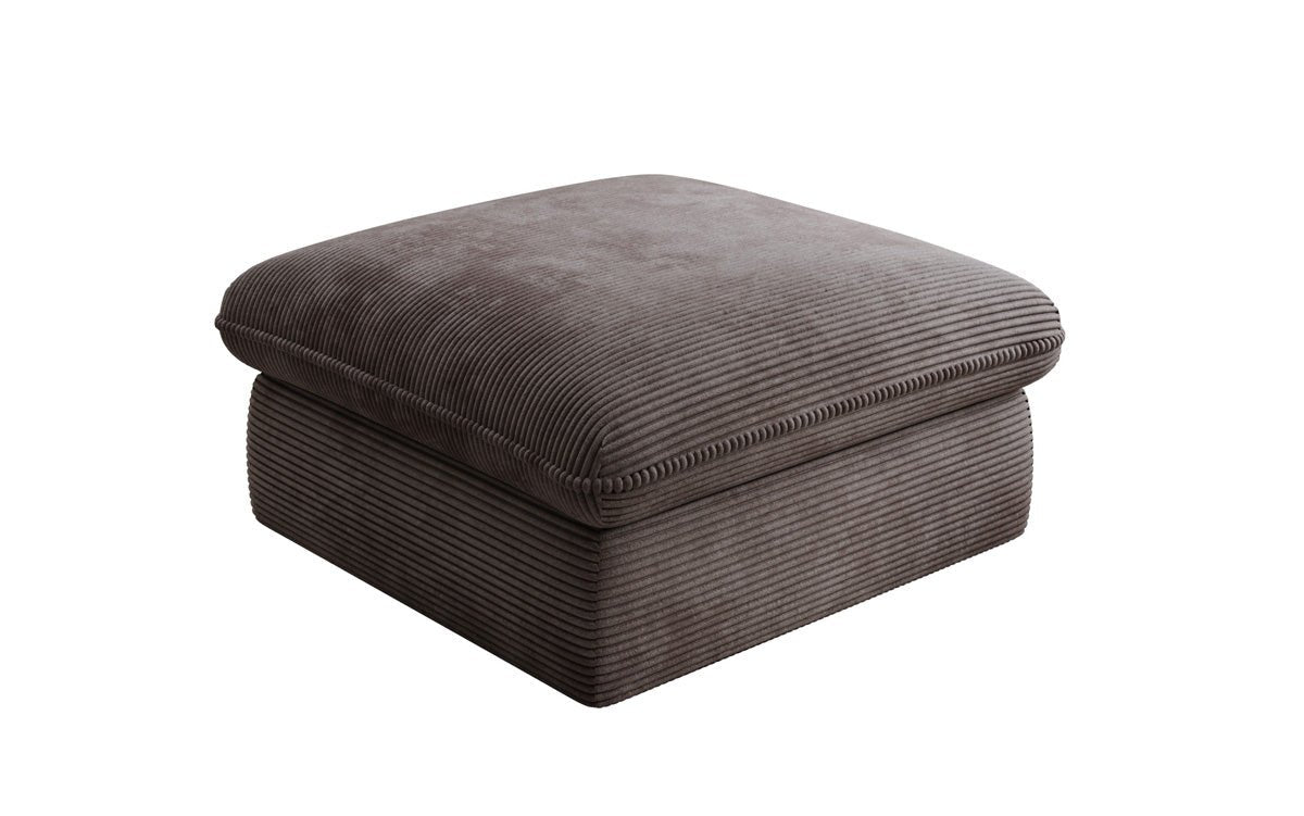 Tabouret d'appoint Cuddle en Côtelé 90x90cm