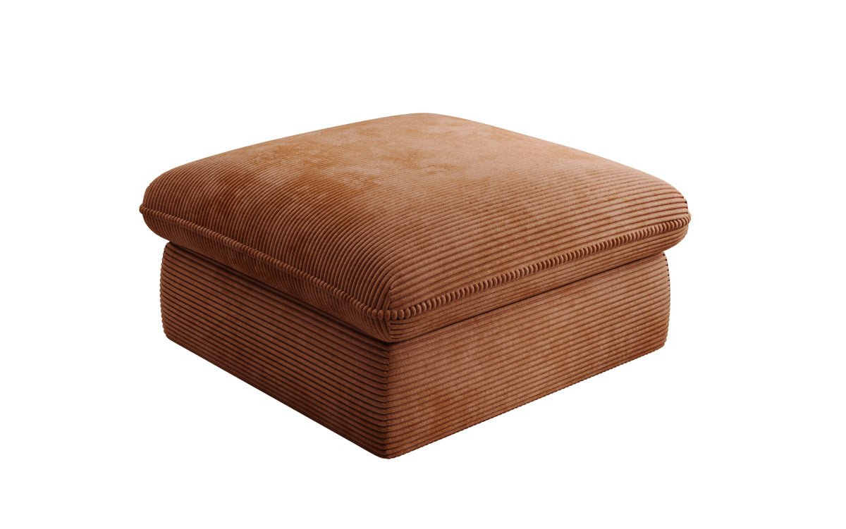 Tabouret d'appoint Cuddle en Côtelé 90x90cm