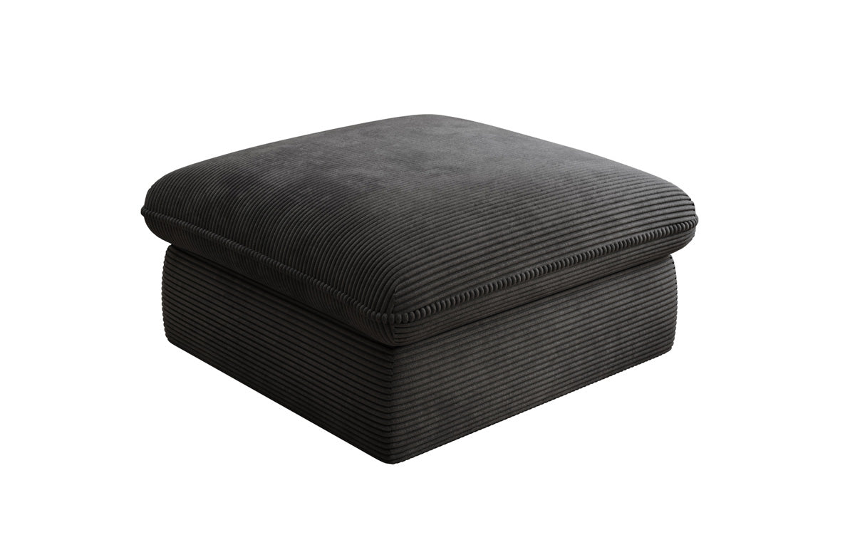 Tabouret d'appoint Cuddle en Côtelé 90x90cm