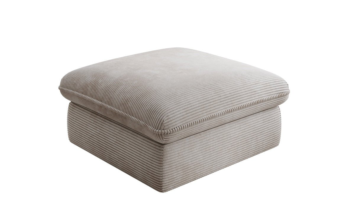 Tabouret d'appoint Cuddle en Côtelé 90x90cm