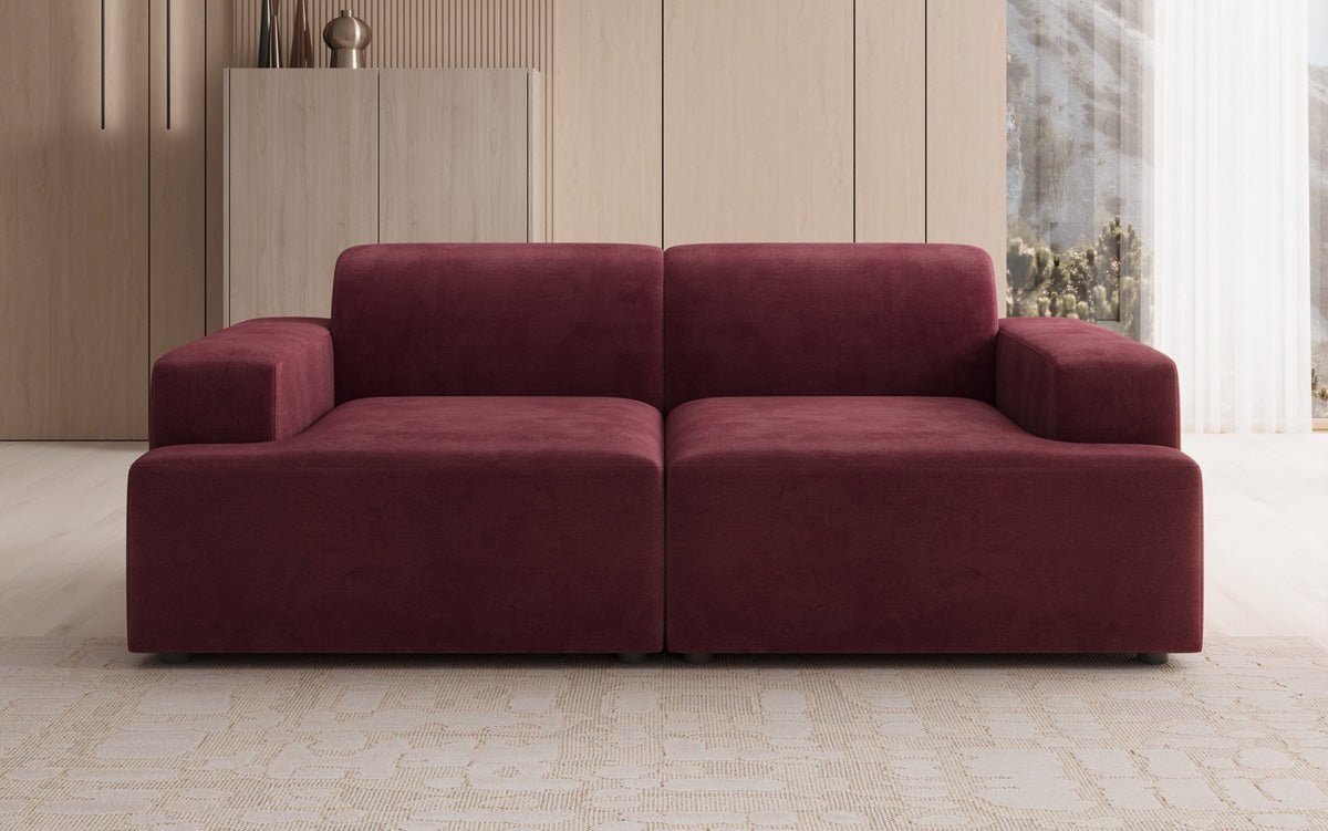 Canapé design 2 places Monza en Velours