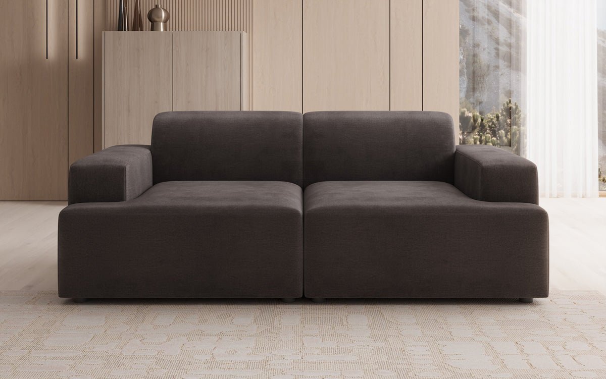 Canapé design 2 places Monza en Velours