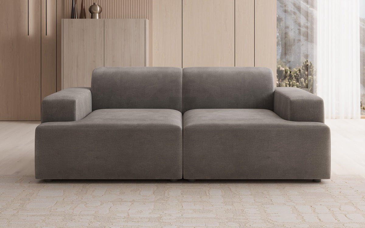 Canapé design 2 places Monza en Velours