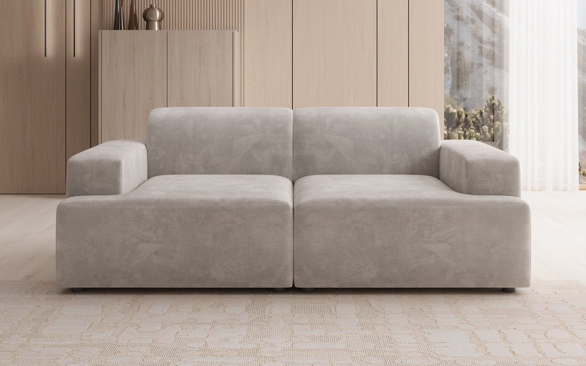 Canapé design 2 places Monza en Velours