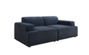 Designer 2 Sitzer Sofa Monza  in Samt