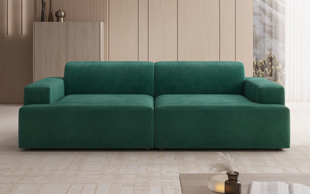 Canapé design 3 places Monza en Velours