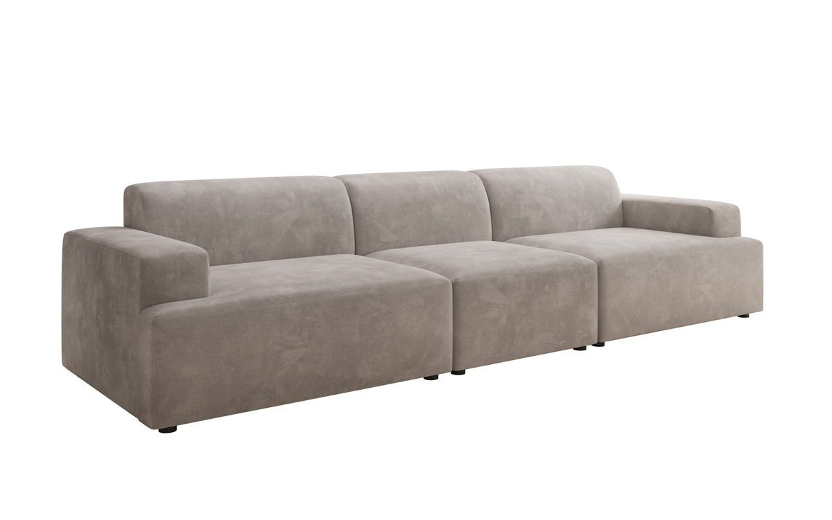 Canapé design Monza 3 places XXL en Velours