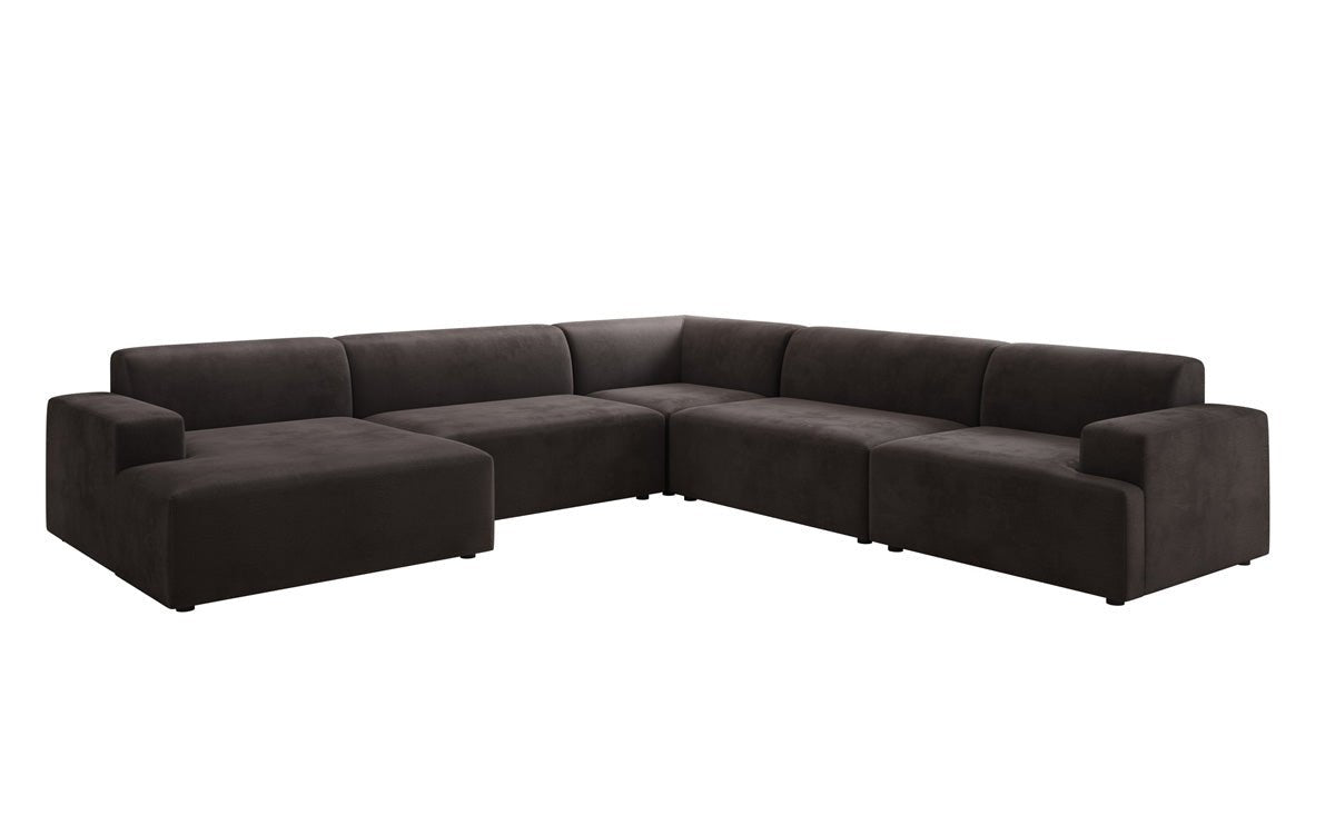 Canapé design Monza Wohnlandschaft U XXL en Velours