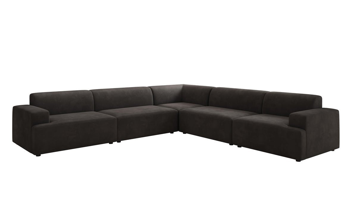 Canapé design Monza Wohnlandschaft L XXL en Velours