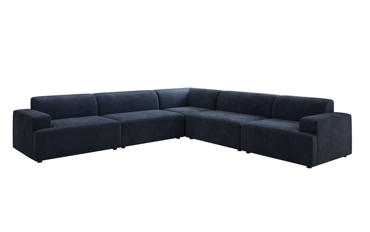Canapé design Monza Wohnlandschaft L XXL en Velours