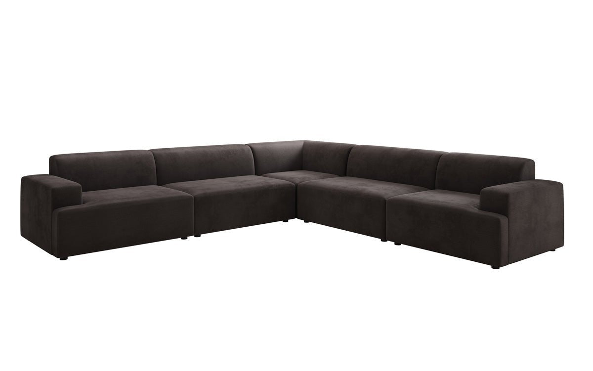 Canapé design Monza Wohnlandschaft L XXL en Velours