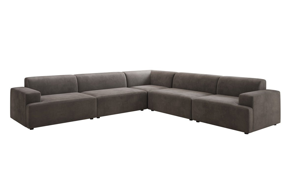 Canapé design Monza Wohnlandschaft L XXL en Velours