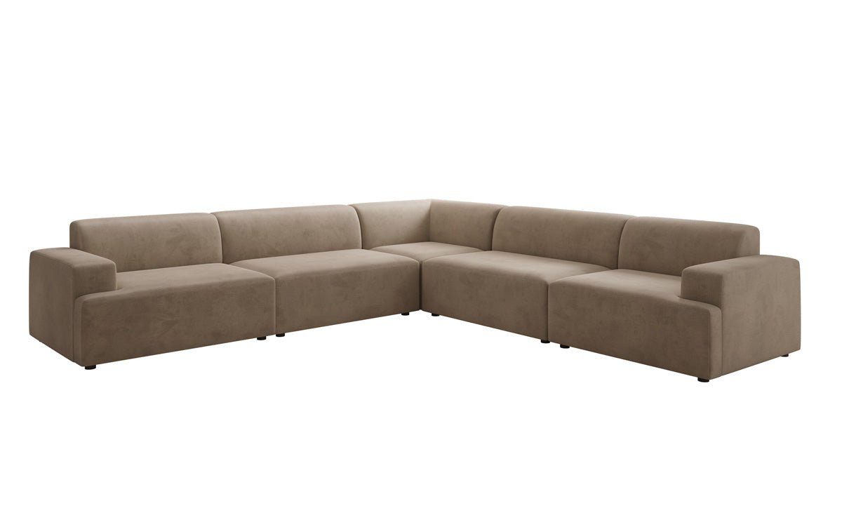 Canapé design Monza Wohnlandschaft L XXL en Velours