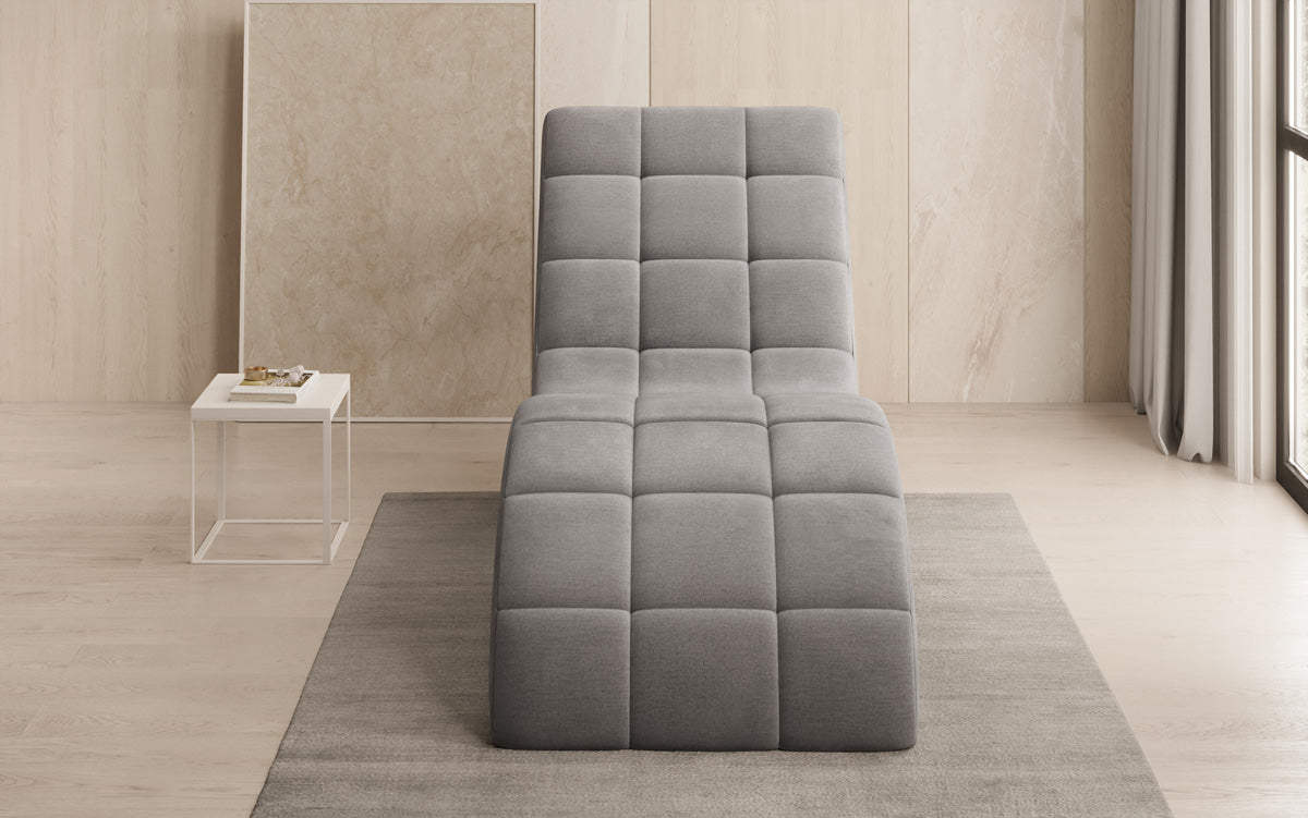 Fauteuil relax design Nela en velours