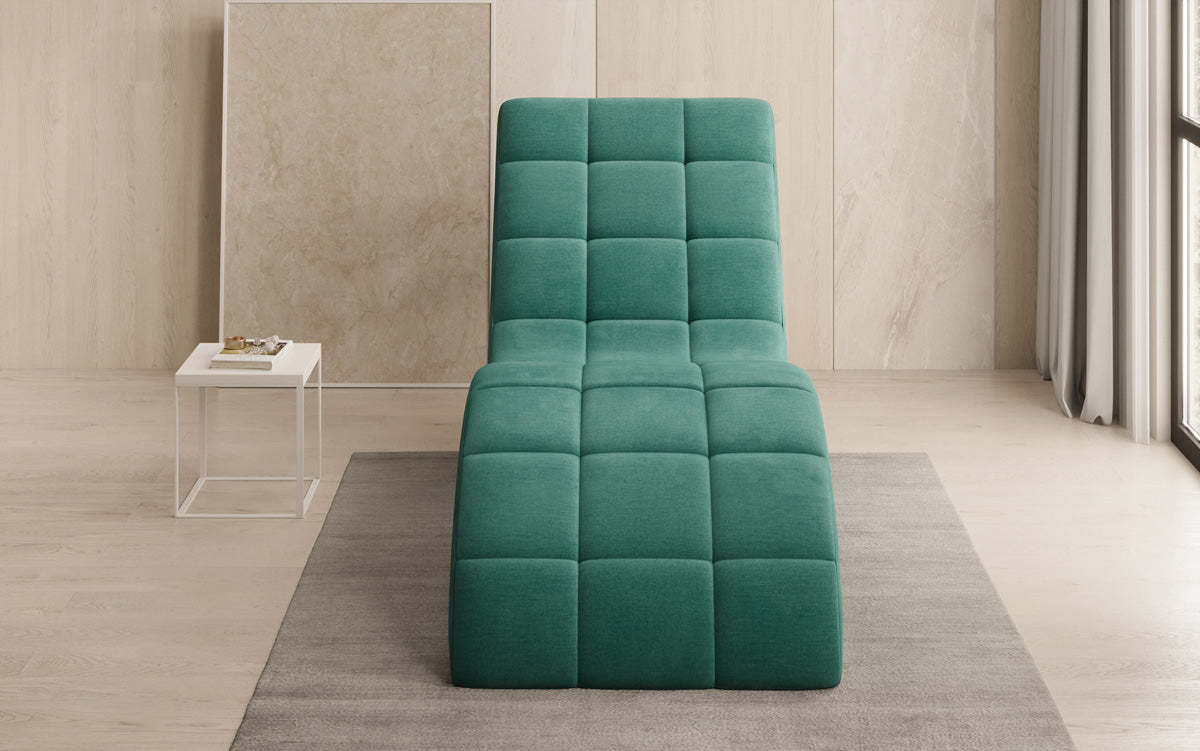 Fauteuil relax design Nela en velours