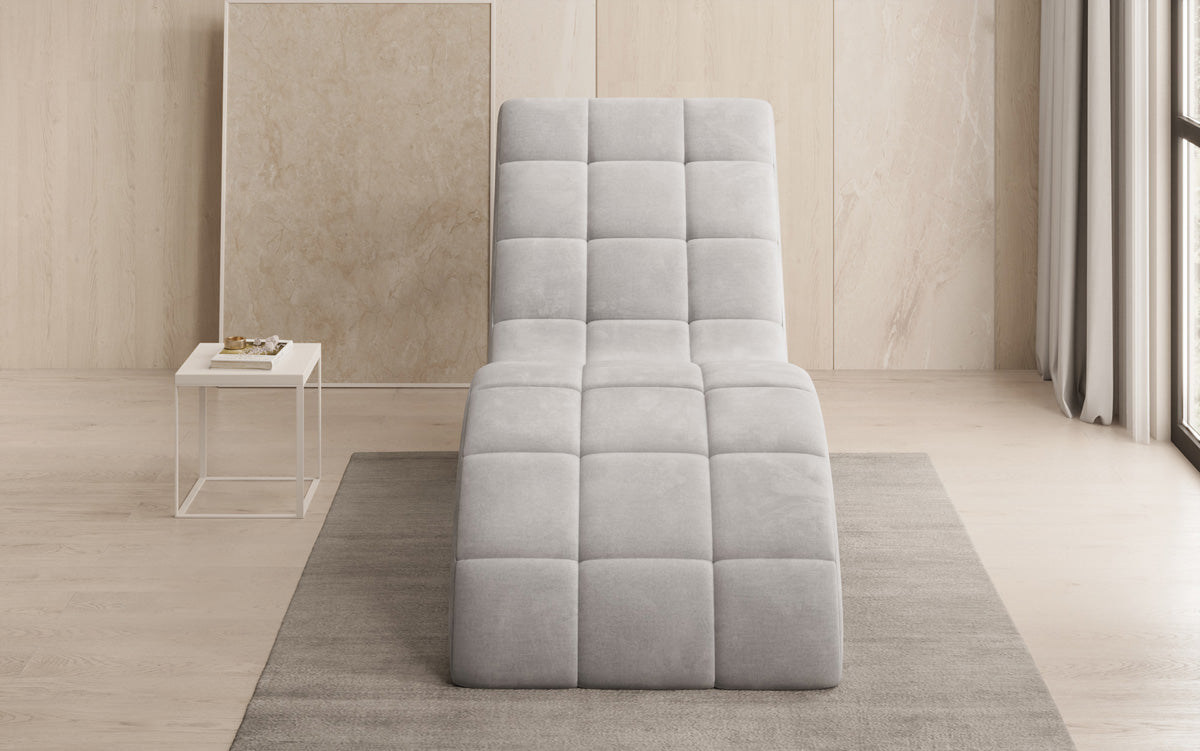 Fauteuil relax design Nela en velours