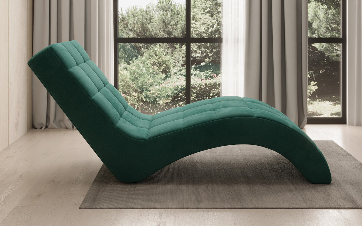 Fauteuil relax design Nela en velours