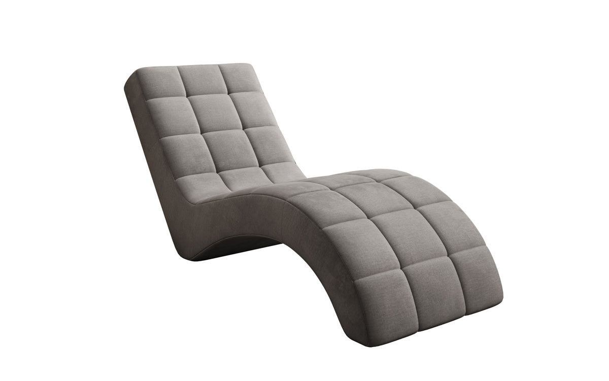 Fauteuil relax design Nela en velours