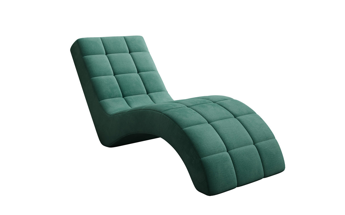 Fauteuil relax design Nela en velours