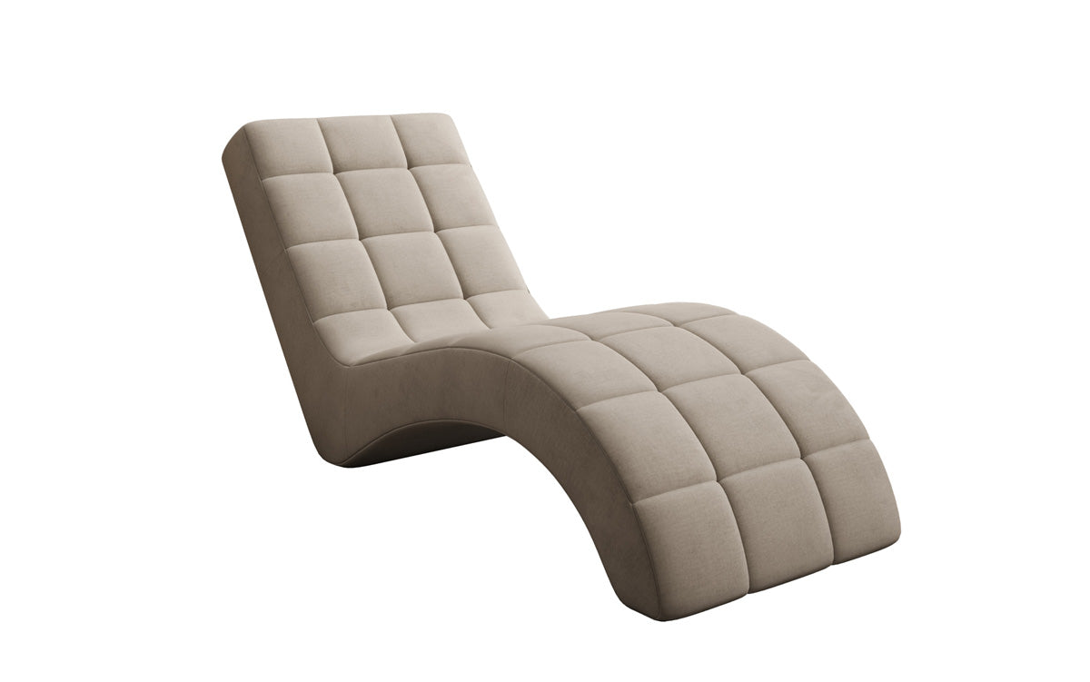 Fauteuil relax design Nela en velours