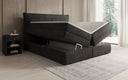 Boxspringbett Avelora mit Stauraum in Cord