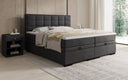 Lit boxspring Alessia avec rangement en Velours