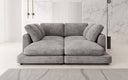 Designer Lounge-Sofa Thalessa in Cord