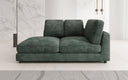 Designer Chaise Longue/Sofa Thalessa in Cord