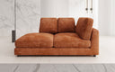 Designer Chaise Longue/Sofa Thalessa in Cord