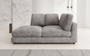 Designer Chaise Longue/Sofa Thalessa in Cord