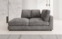 Designer Chaise Longue/Sofa Thalessa in Cord