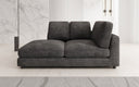 Designer Chaise Longue/Sofa Thalessa in Cord