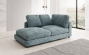 Designer Chaise Longue/Sofa Thalessa in Cord