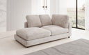 Designer Chaise Longue/Sofa Thalessa in Cord