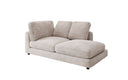 Designer Chaise Longue/Sofa Thalessa in Cord