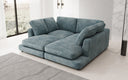 Designer Lounge-Sofa Thalessa in Cord