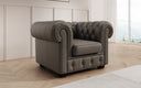 Ensemble de canapés Chesterfield Royal 3+2+1 en cuir véritable