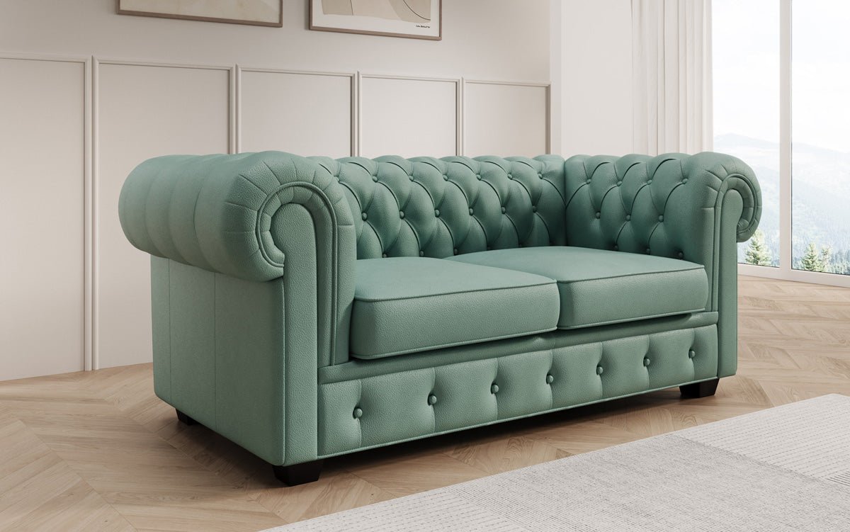 Ensemble de canapés Chesterfield Royal 3+2+1 en cuir véritable