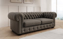 Ensemble de canapés Chesterfield Royal 3+2+1 en cuir véritable