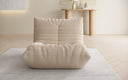 Designer Sofa-Sessel Calmo in Teddy Bouclé