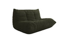 Designer 2 Sitzer Sofa Calmo in Teddy Bouclé