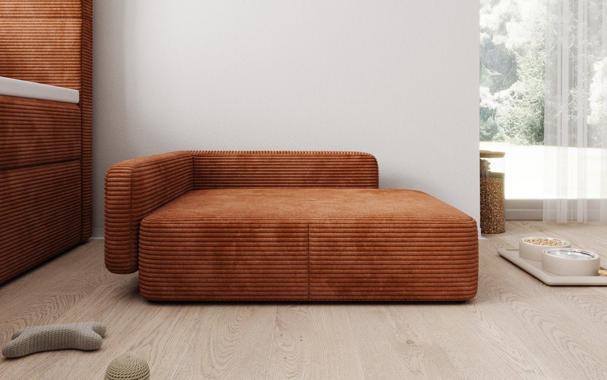 Lit pour chien BelloCouch 80 × 60 cm en Côtelé