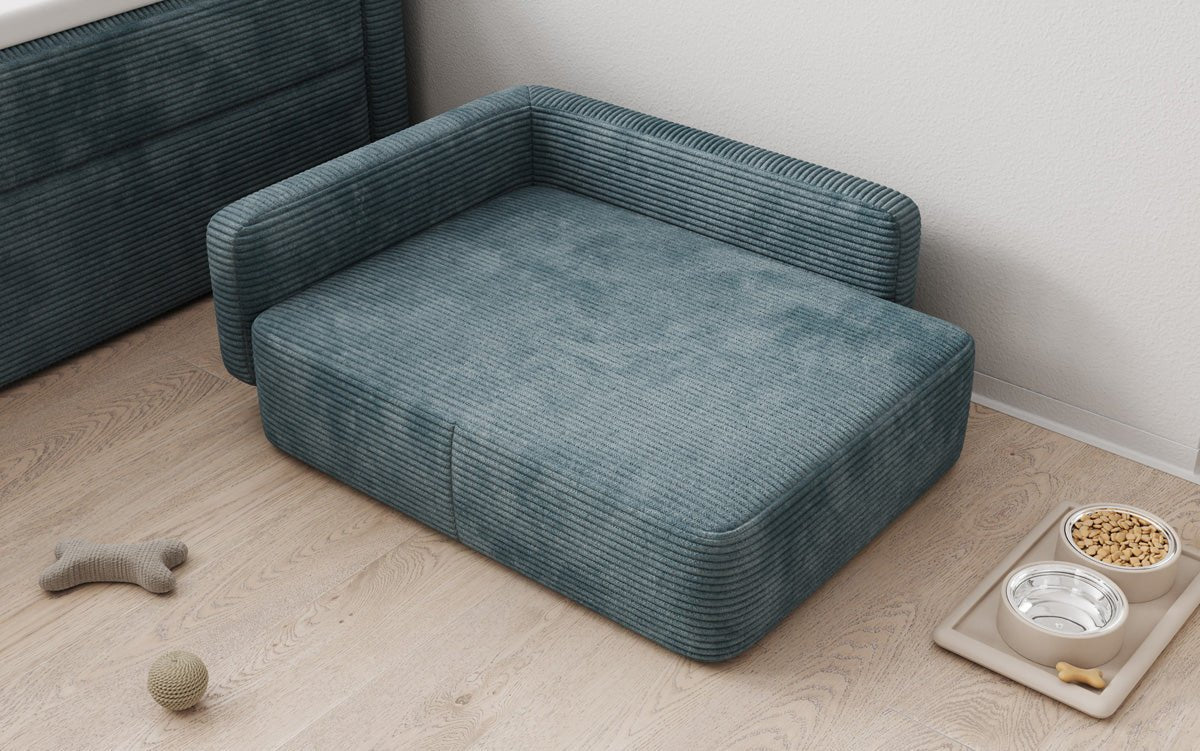 Lit pour chien BelloCouch 80 × 60 cm en Côtelé