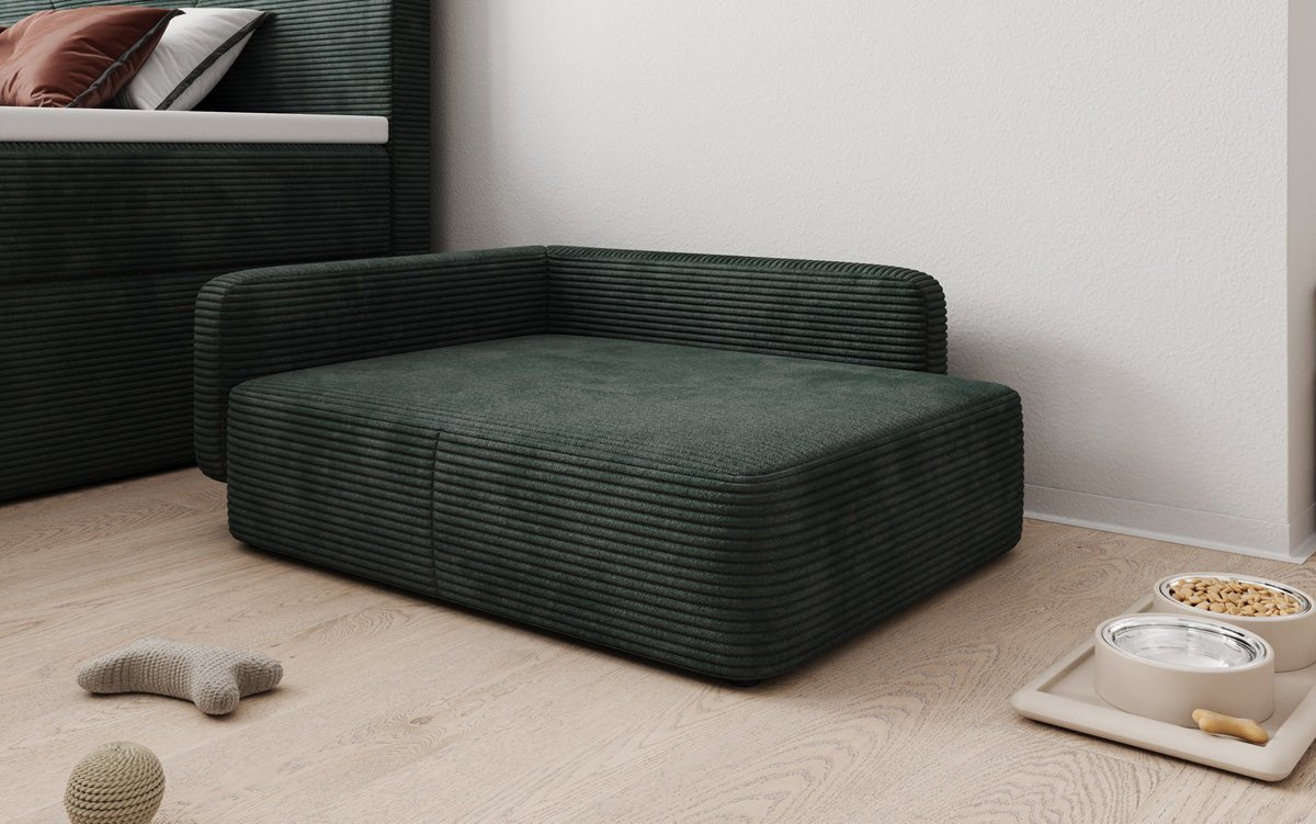 Lit pour chien BelloCouch 80 × 60 cm en Côtelé