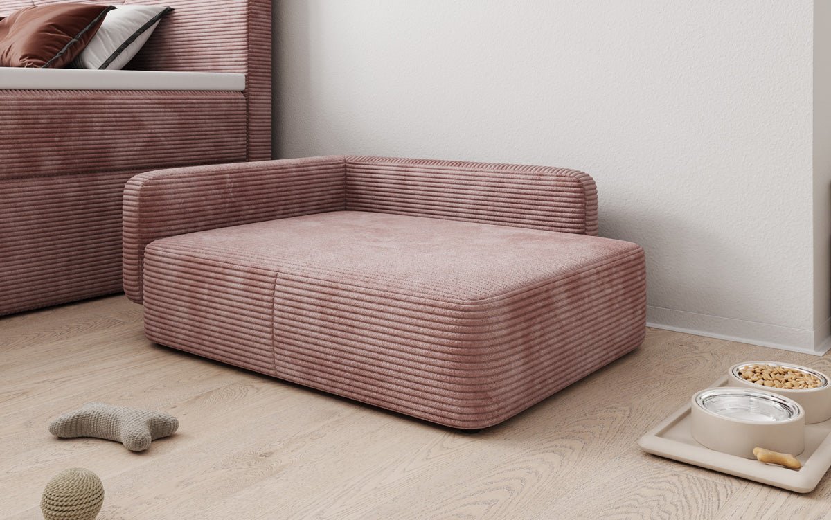 Lit pour chien BelloCouch 80 × 60 cm en Côtelé
