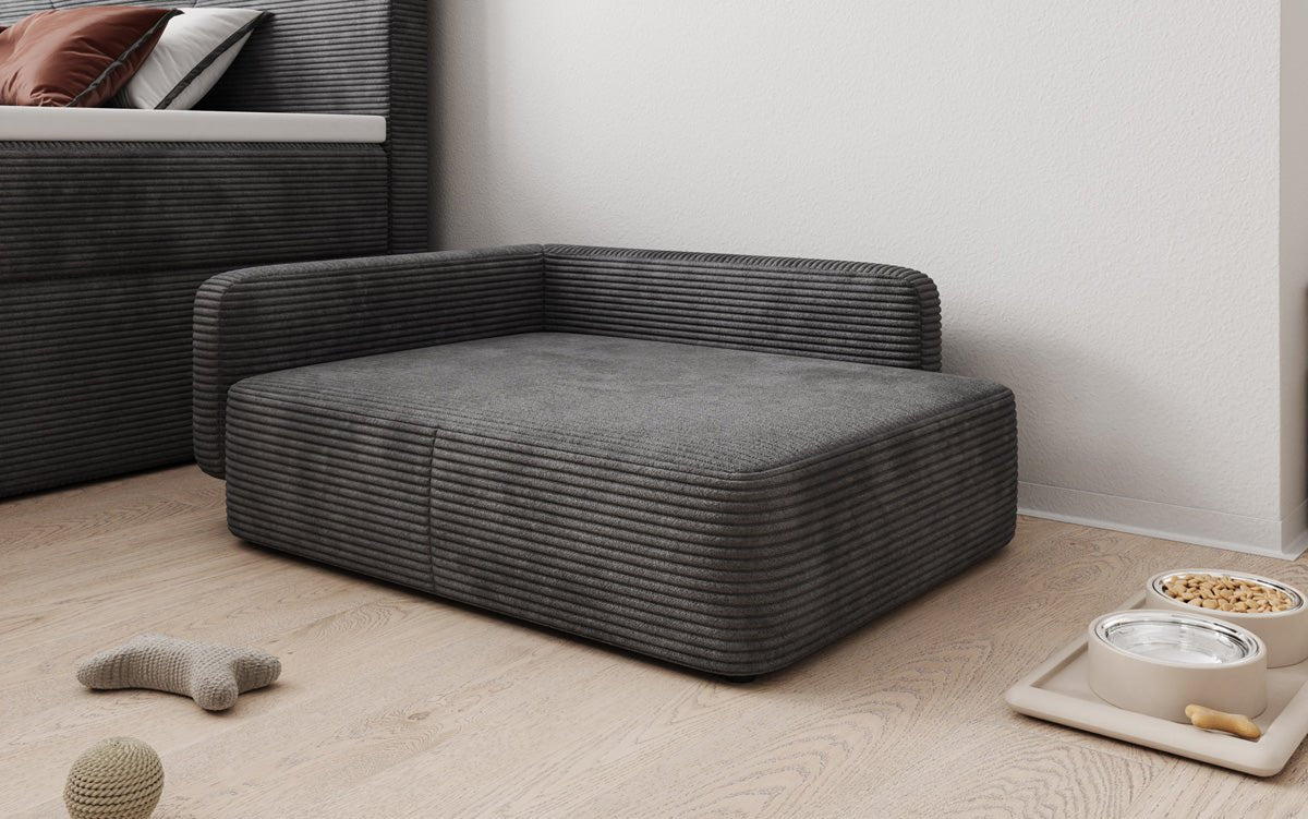 Lit pour chien BelloCouch 80 × 60 cm en Côtelé