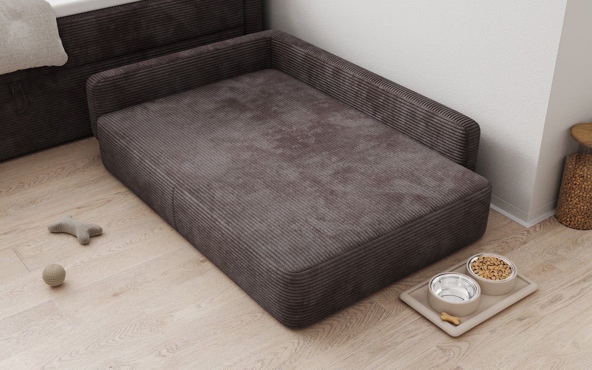 Lit pour chien BelloCouch 100 × 120 cm en Côtelé